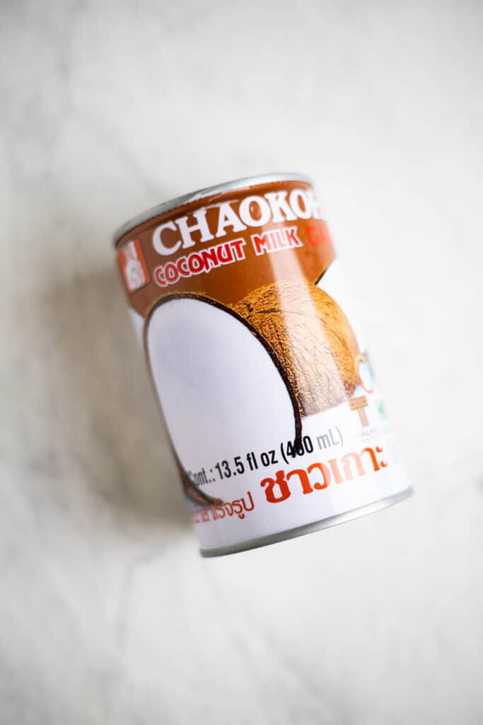can of chaokoh coconut milk